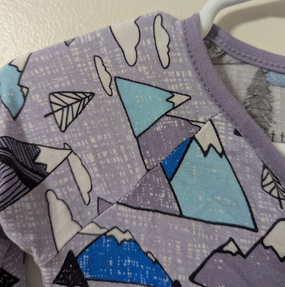 Little Sleepies OG Mountains Zippy PJs size 3-6 Months - Picture 8 of 12